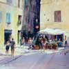 A Morning In Tuscany, Watercolour