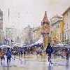 P. Delerbi, Verona, Watercolour