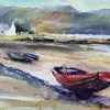 Red Boat, Plockton, Watercolour