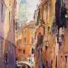 Red Venice, Watercolour