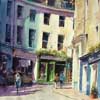 Edinburgh Shadow, Watercolour