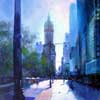 Manhattan Blues, Acrylic