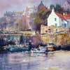 Print of Crail Mood, Watercolour