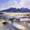 Rum From Eigg 2, Watercolour